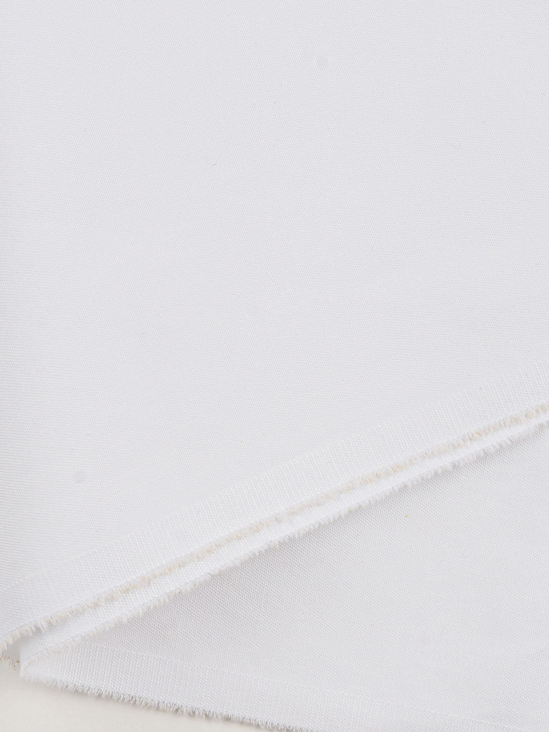 Cotton White Plain Suiting Fabric Glamour