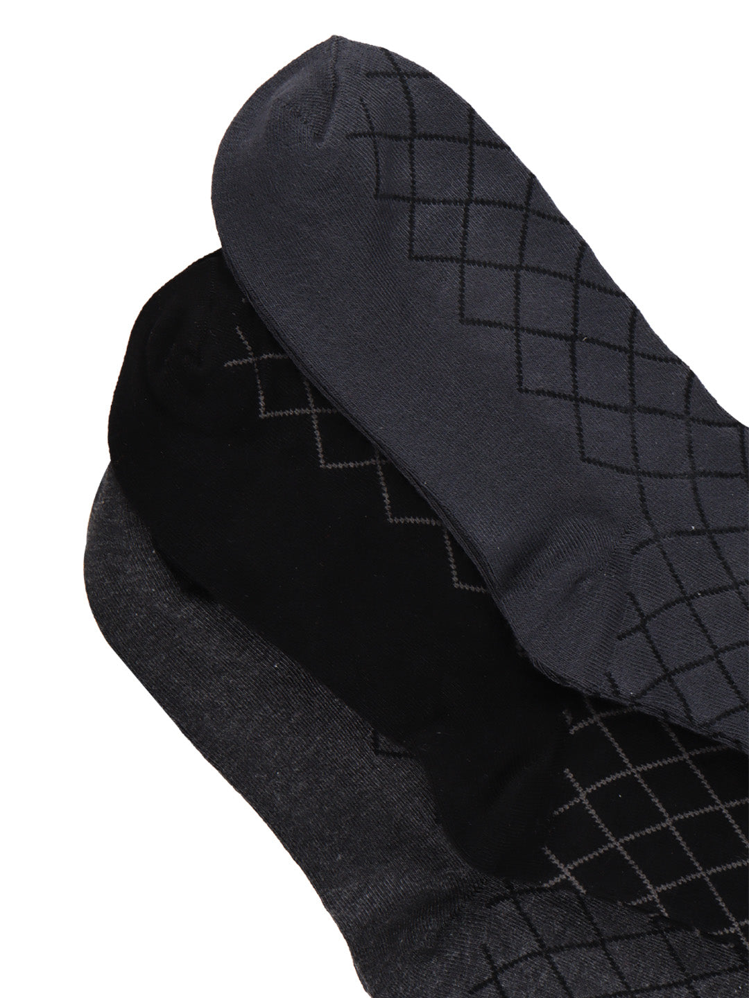 Men Assorted Formal Full Length Diamond Designed Socks FFD5