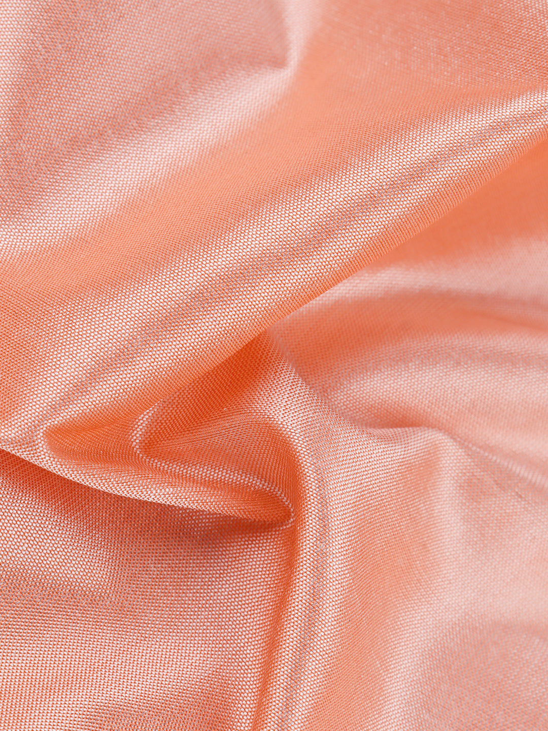 100% Silk Slubless Dupion Mens Shirting Fabric-Scallop Shell Colour