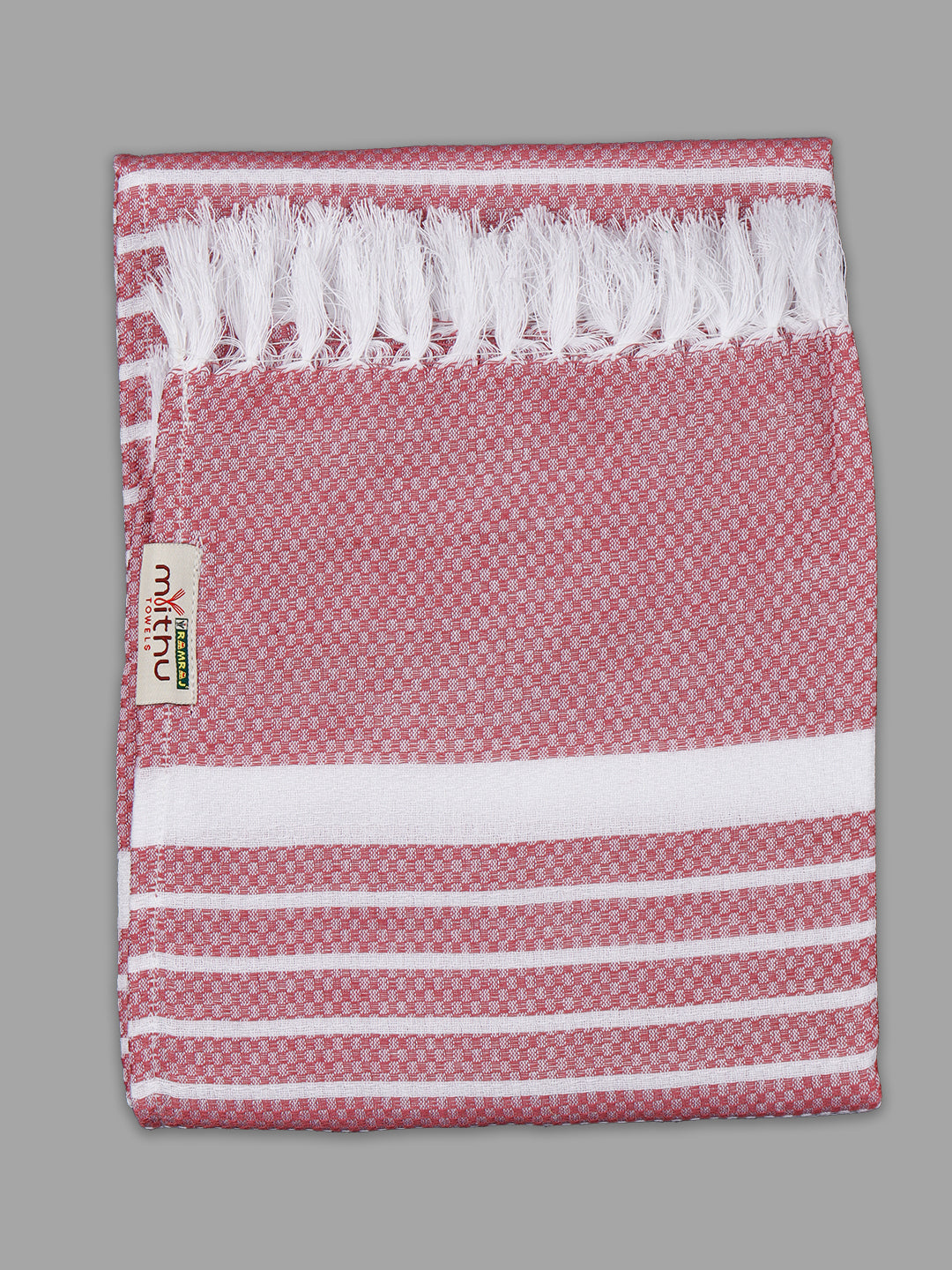 100% Cotton Self Designed Family Bath Towel Signature 1123 (Pack of 5)