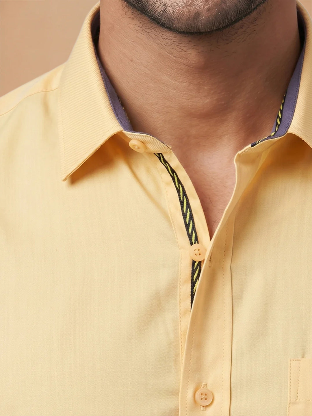 Pack of 2 | 100% Cotton Smart Fit Shirts - Red & Yellow