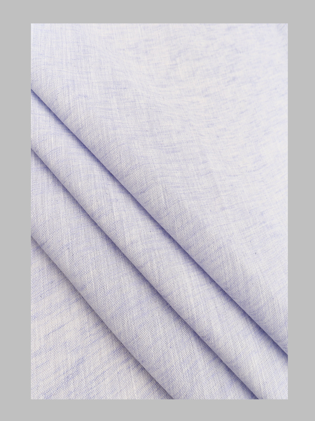 Women Cotton Blend Self Design Unstitched Kurti Fabric Purple Lampus