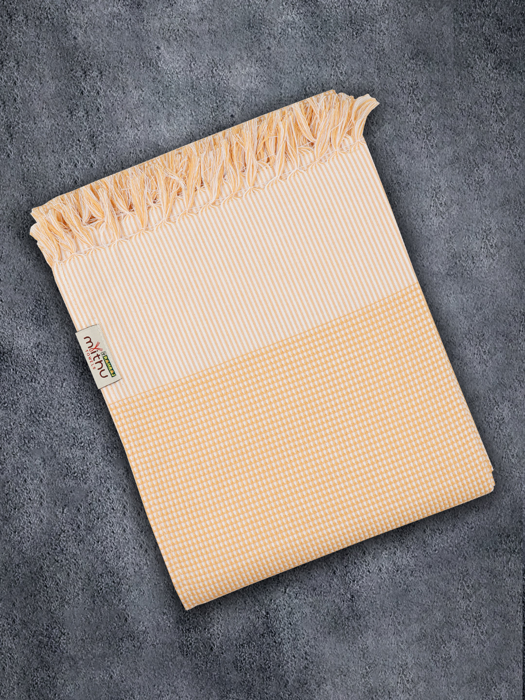 Premium Soft Feel Checked Bath Towel Family 1104 (Pack of 5)