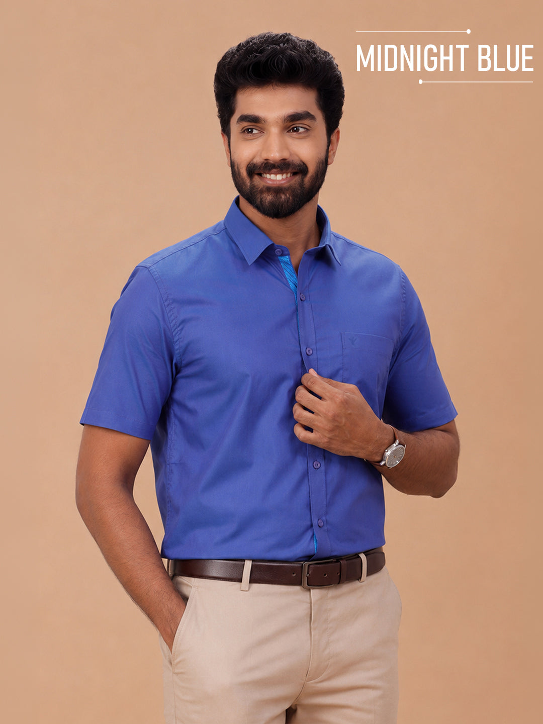 Pick Any 2 - Giza Cotton Half Sleeves Regular Fit Shirts
