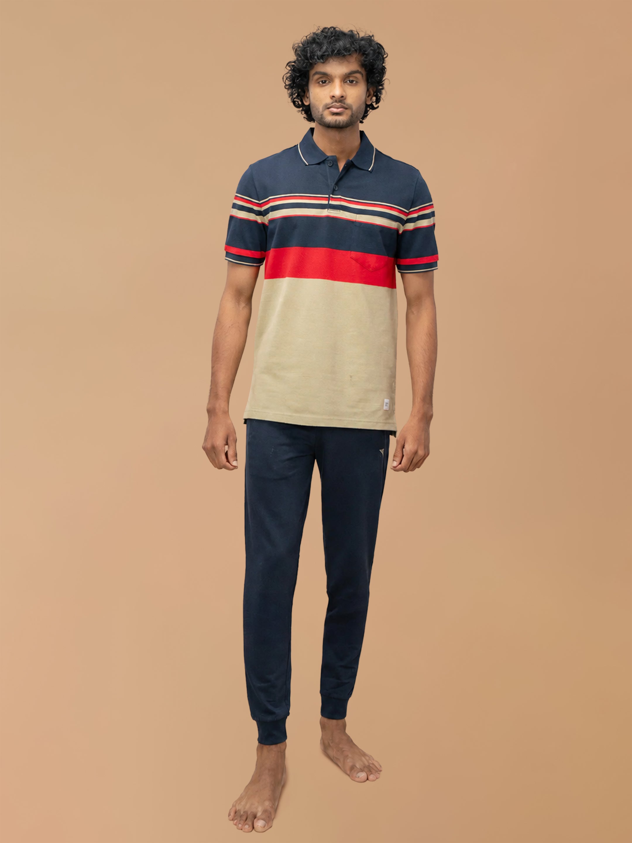 Stripper Cotton Rich Polo Salsa