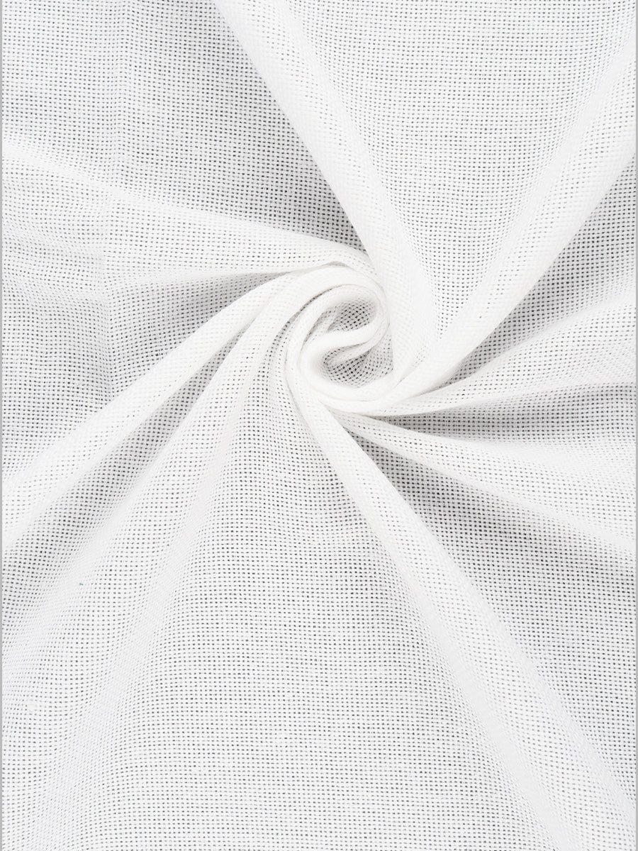 Cotton White Bath Towel NO756 (2 PCs Pack)-Zoomview