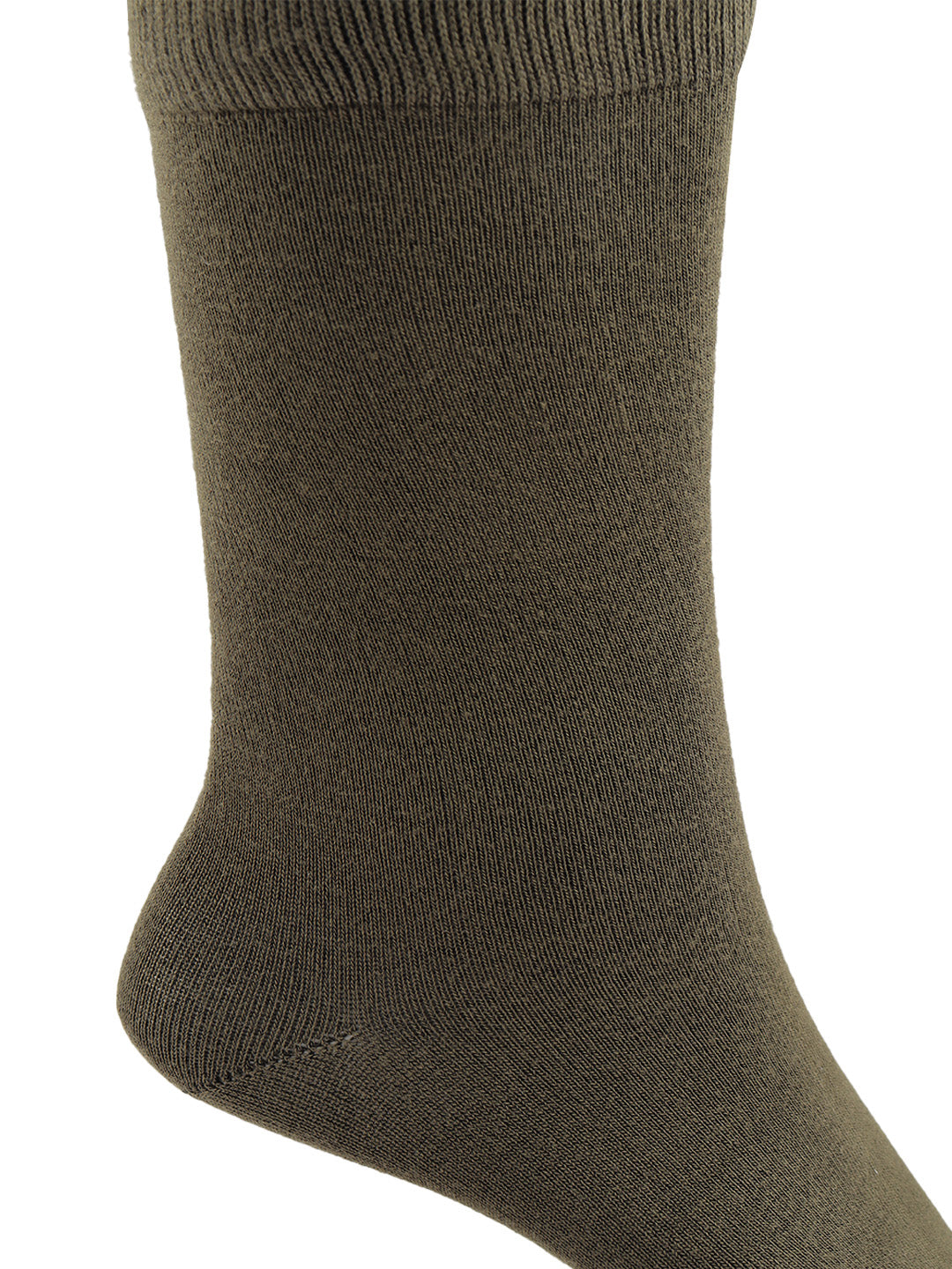 Men Bamboo Formal Full Length Socks Black Brown & Olive Green FFS3