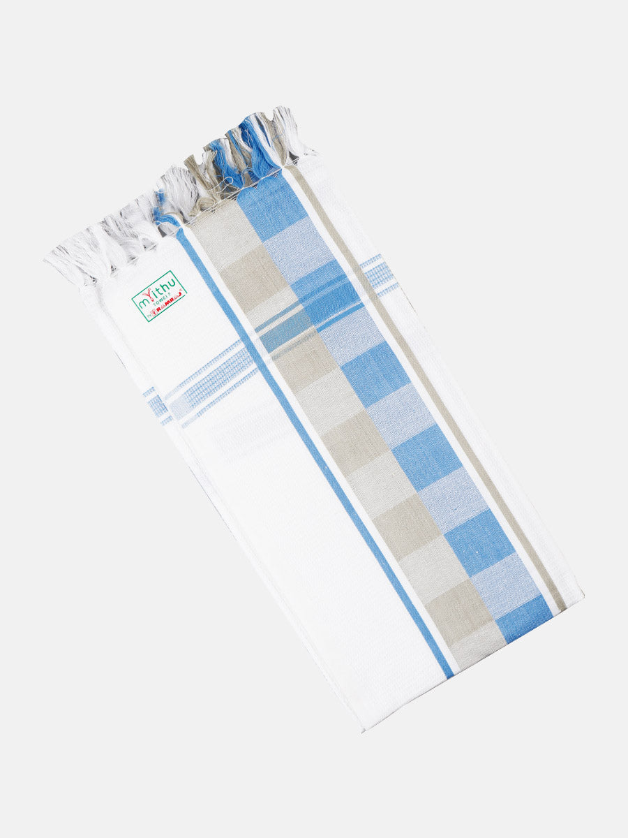 Cotton Colour Bath Towel Honey Dew 103-Blue