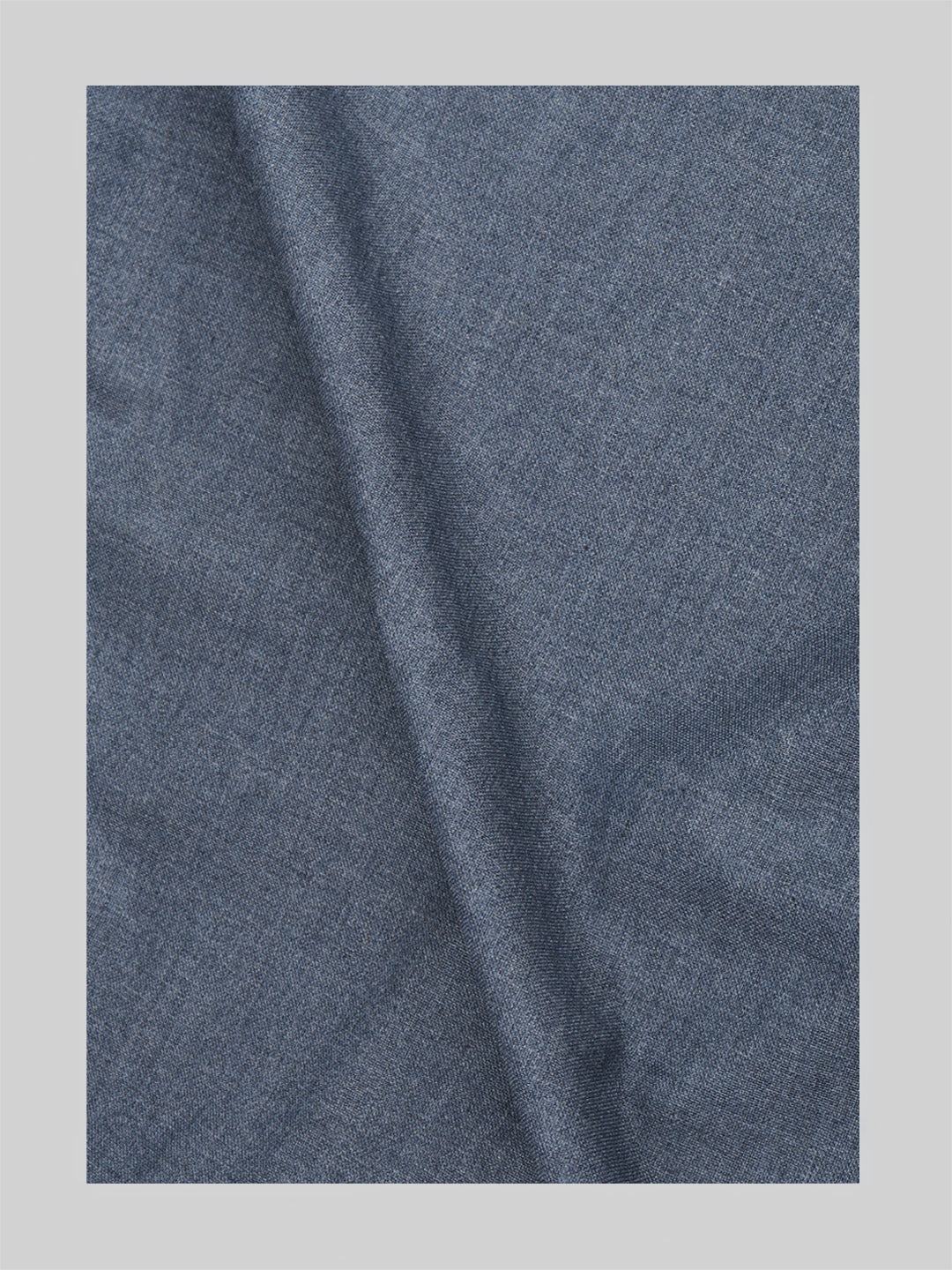 Cotton Plain Shirting & Suiting Set Uniform Bluish-Gray Safari