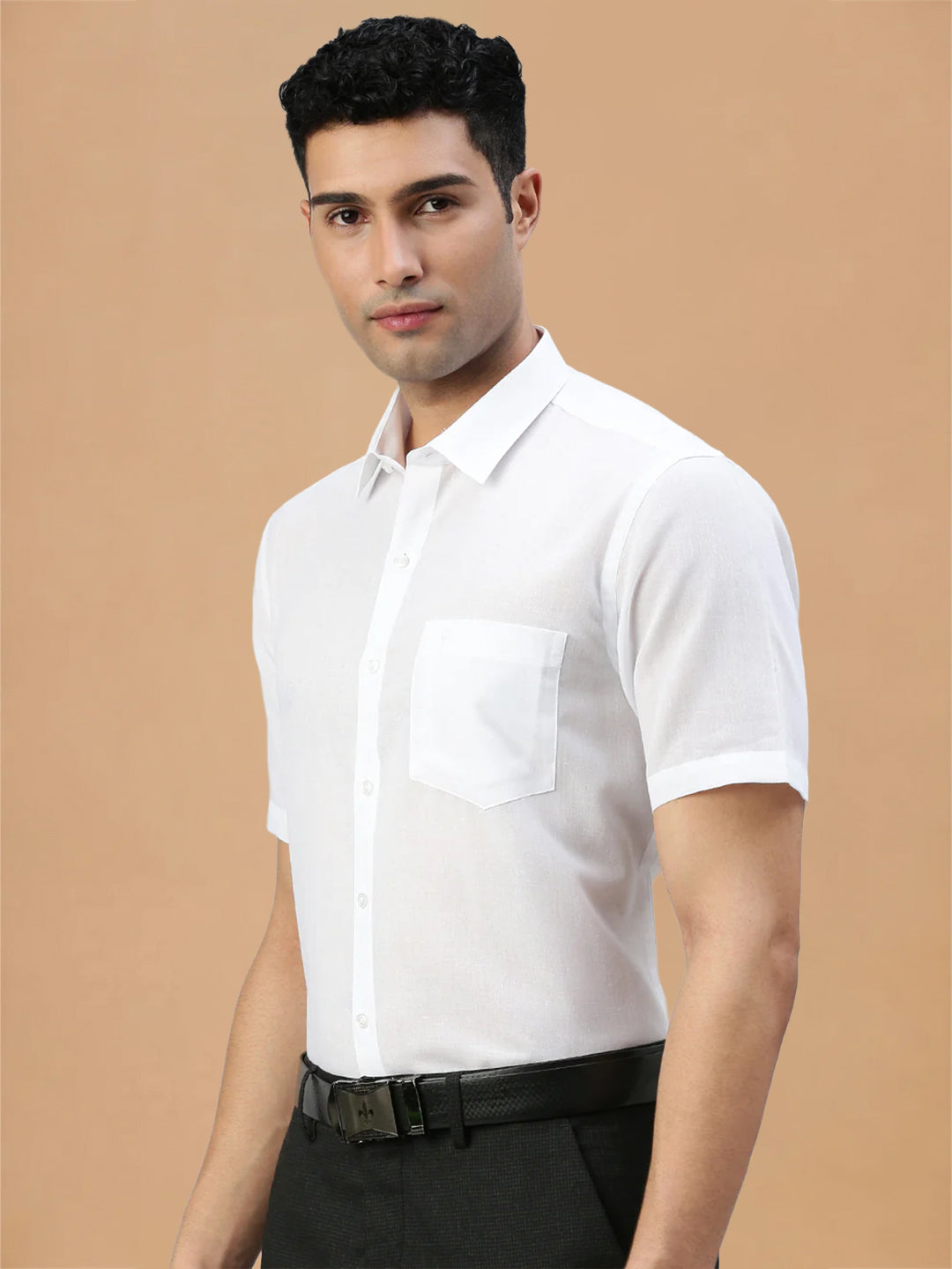 Cotton Rich White Shirt – Leader White | Liberty Cut
