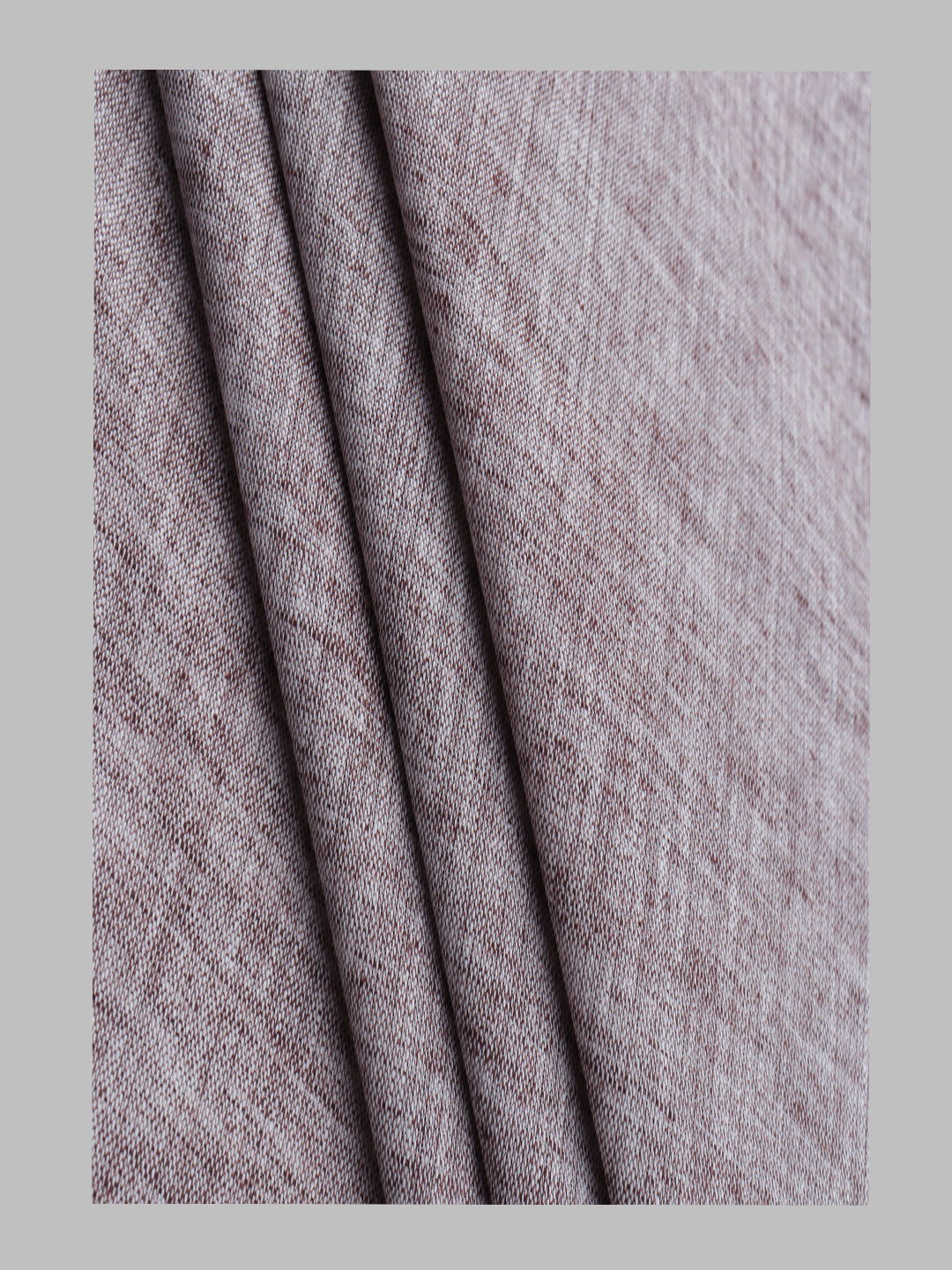 Men Cotton Blend Brown Self Design Shirt and Kurta Fabric Lampus