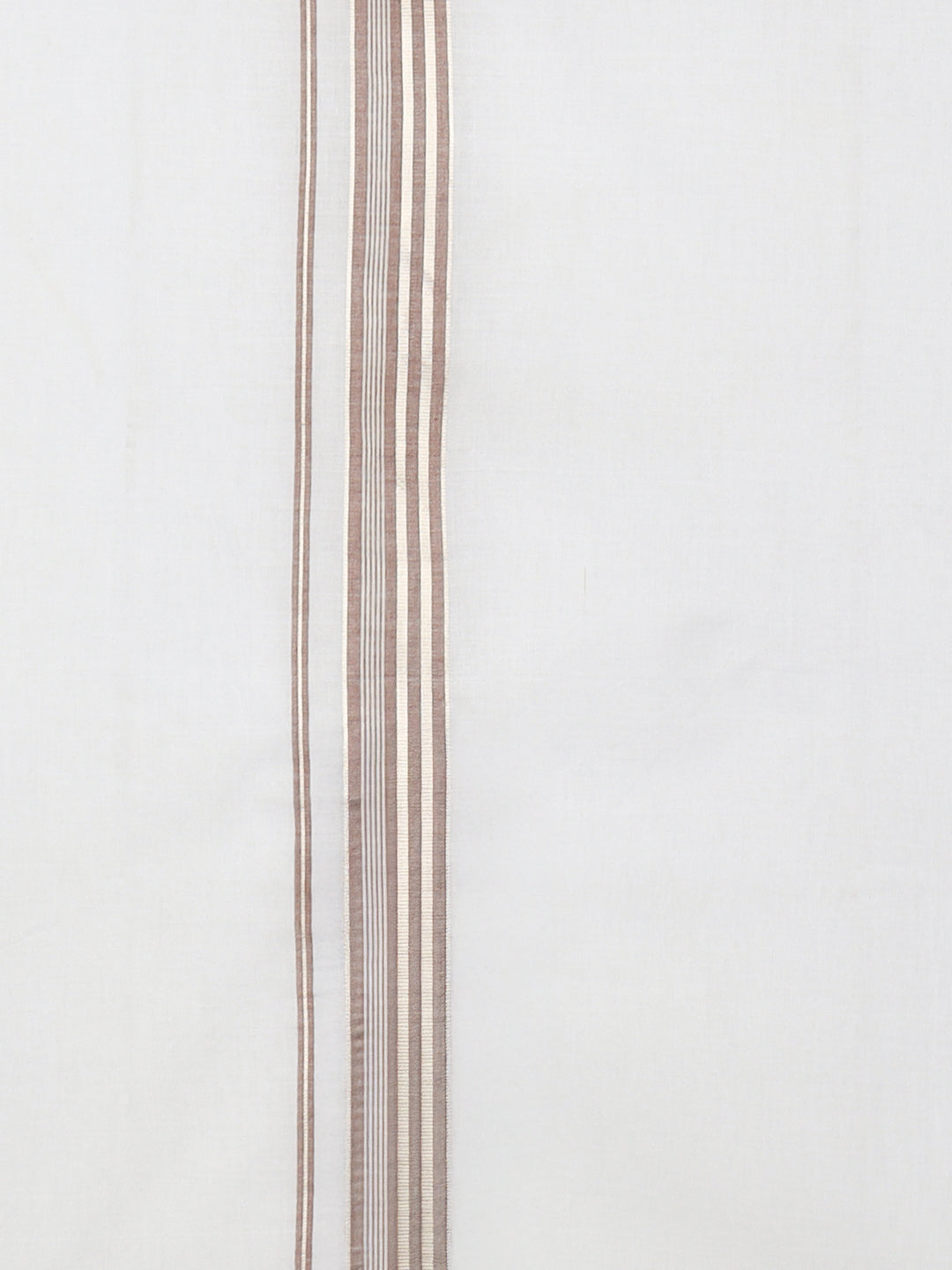 Men 100% Cotton Double Layer White Dhoti with Fancy Jari Border NFCY13