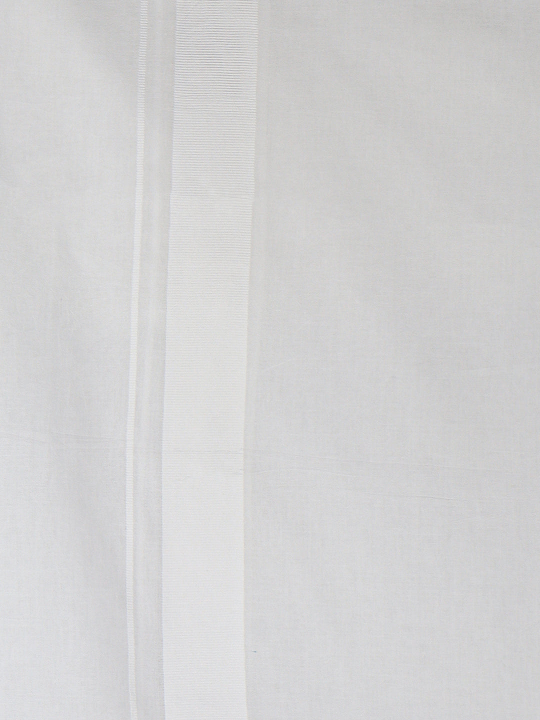 Men White Border Double Layer Dhoti Rivan Spl