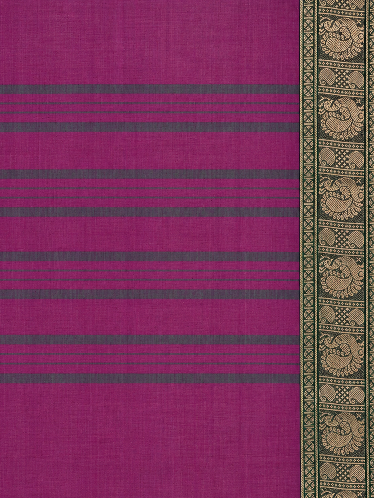 Women Chettinad Cotton Dark Violet Saree CCS23
