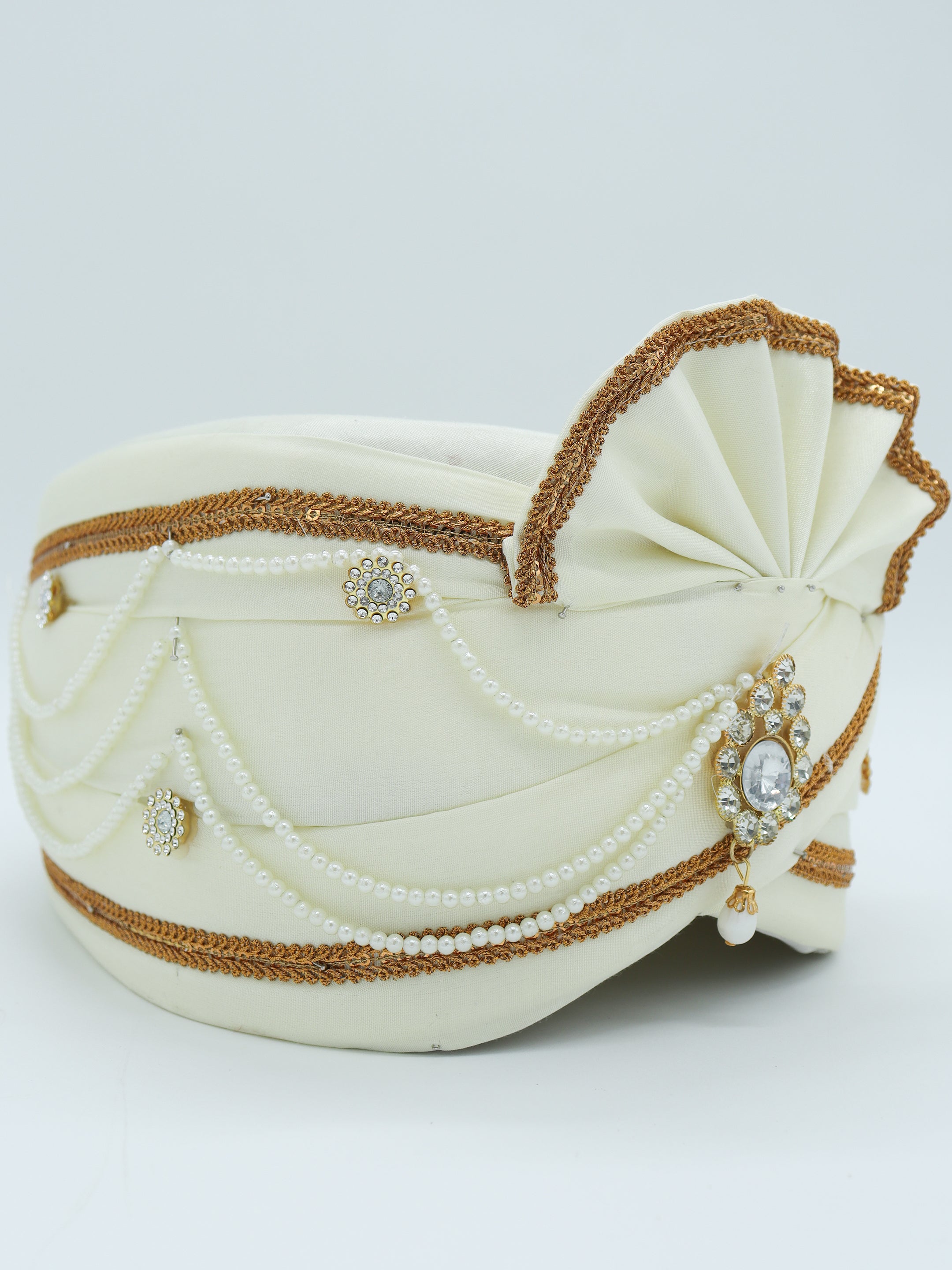 Traditional Silky Style Wedding Turban - 125