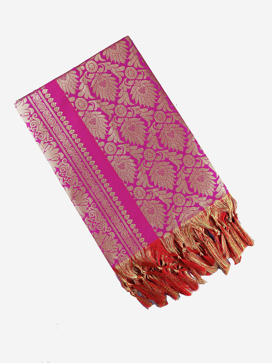 Jari Shawl/Ponnadai 209-Purple