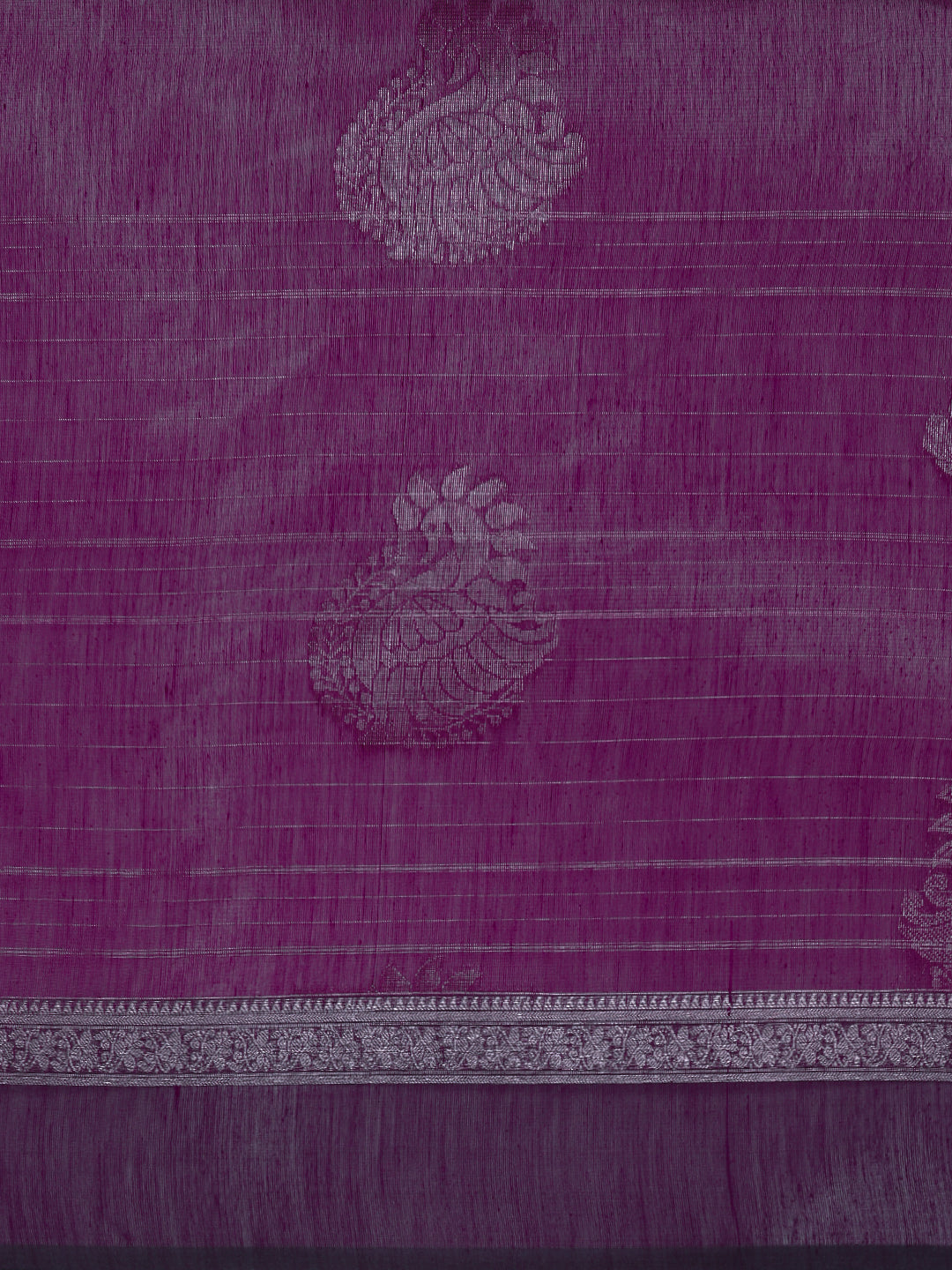 Women Majenta Semi Kora Cotton Saree SK127