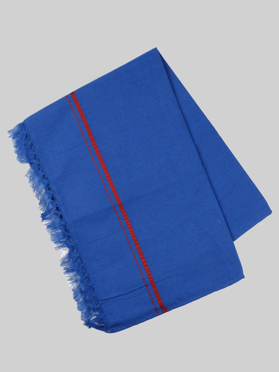 Devotional Towel Blue Hariharan (Pack of 2)-Red