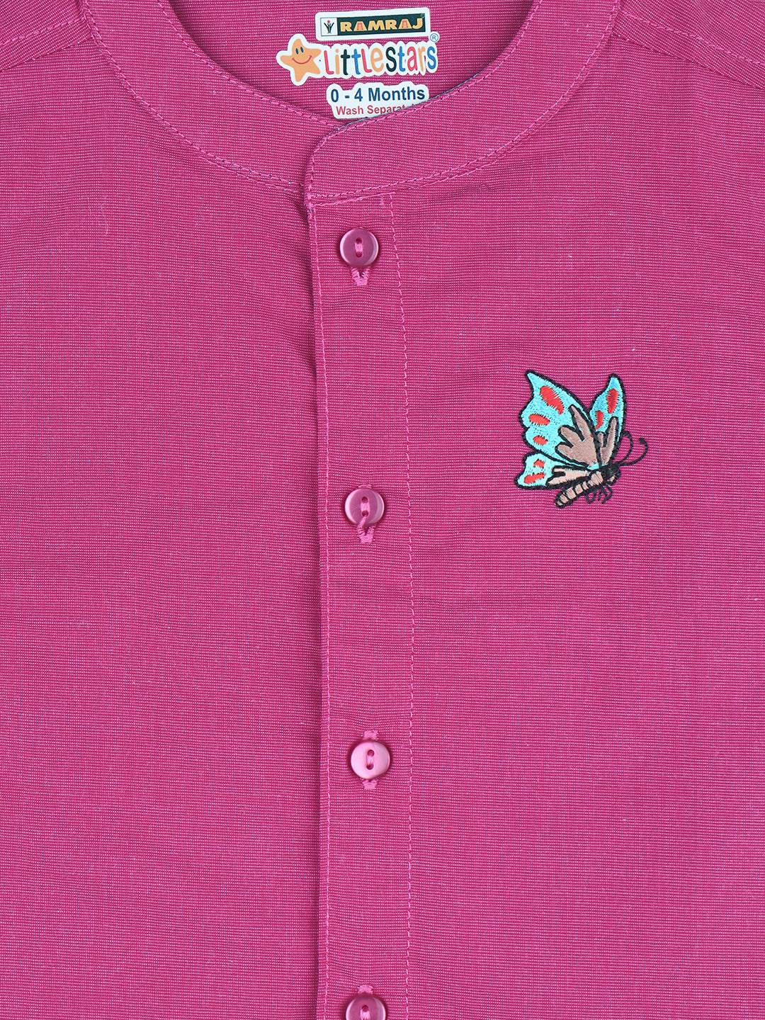 Born Baby Shirt with Pant and Panchakacham Set Pink G7