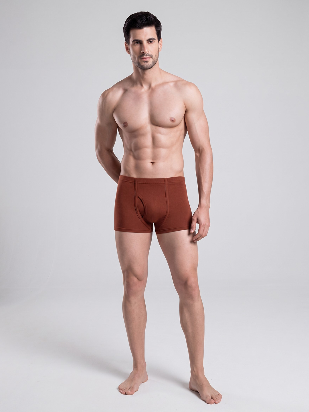 Combed Cotton Assorted Colour IE Without Pocket Trunk Vintrack (Pack of 2)
