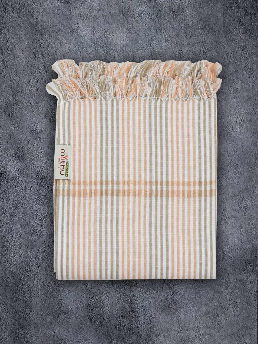 100% Cotton Striped Family Bath Towel Signature 1109 (Pack of 5)