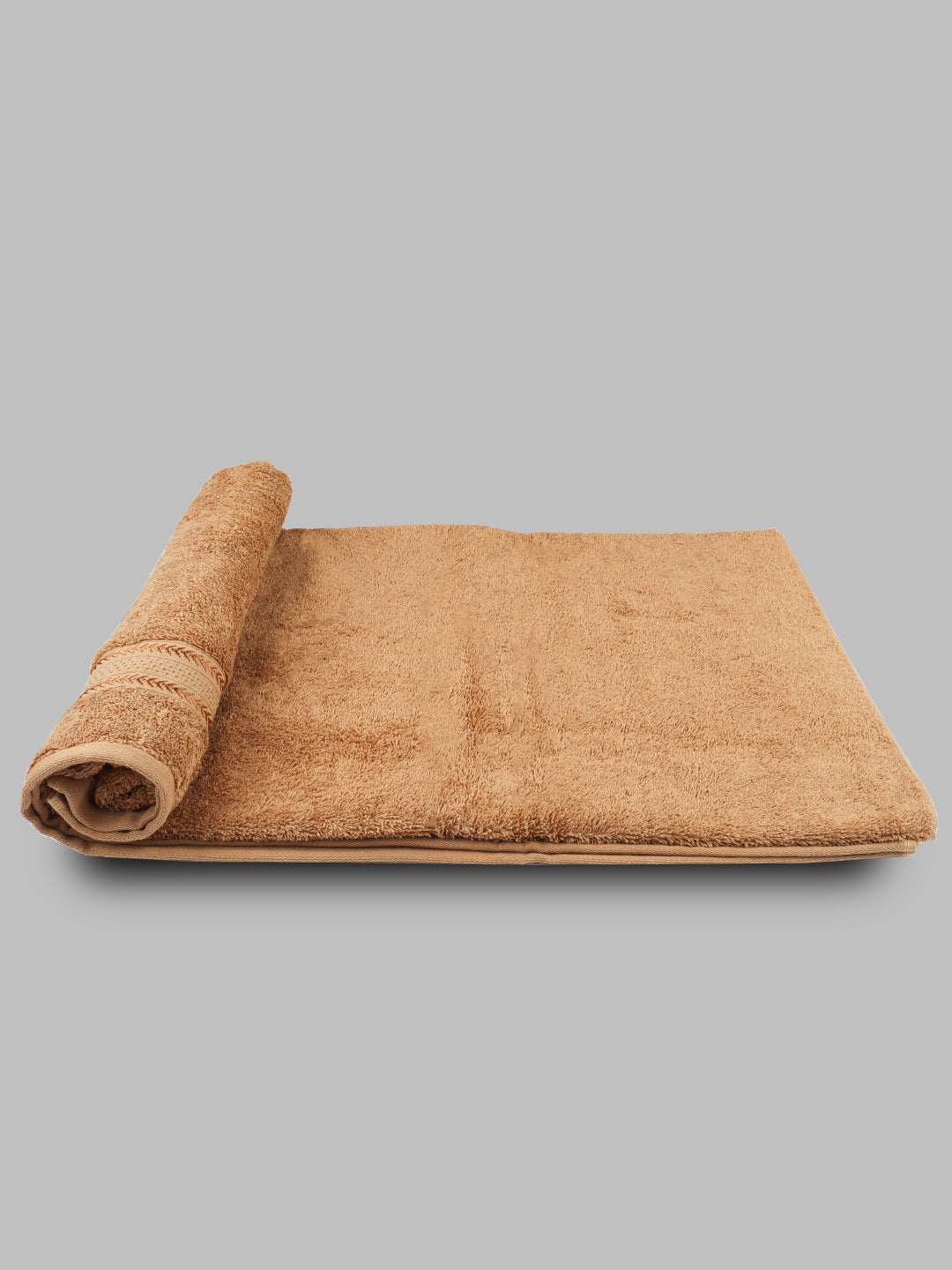Bamboo Cotton Terry Bath Towel Brown BC8