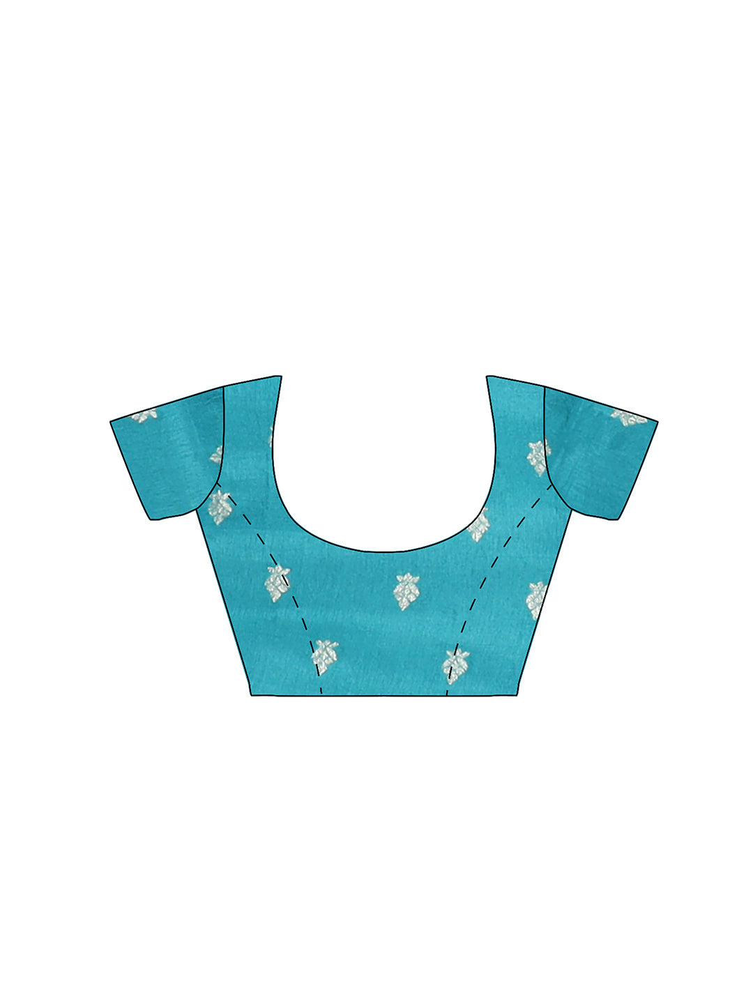 Women Violet Semi Silk Saree SS348