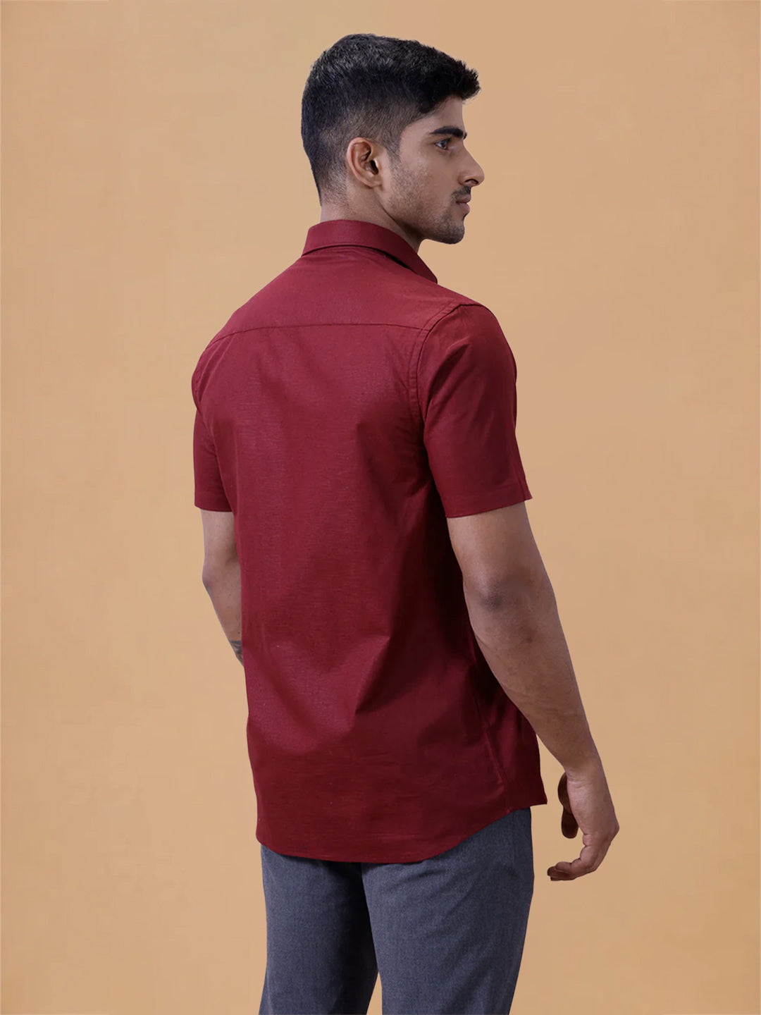 Cotton Rich DK Berry Red Regular Fit T64 ANT8