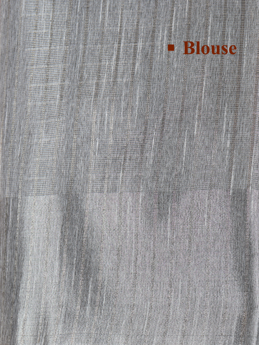 Women Semi Linen Saree Light Grey SL216