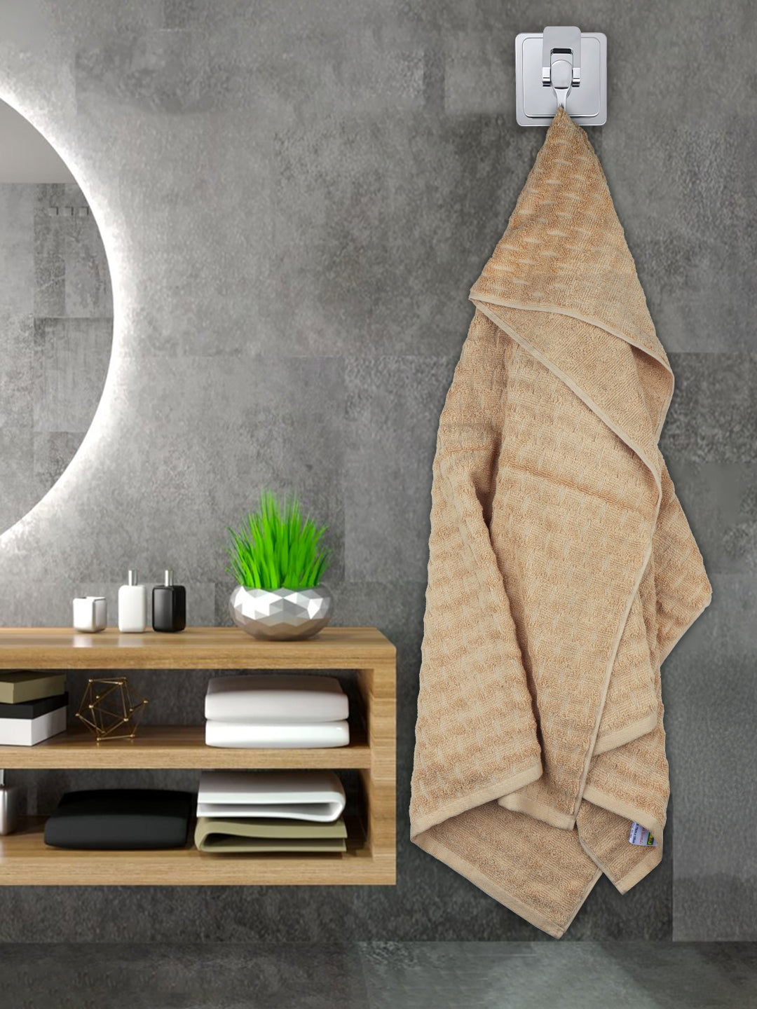 Luxury Terry Low Twist  Bath Towel Beige