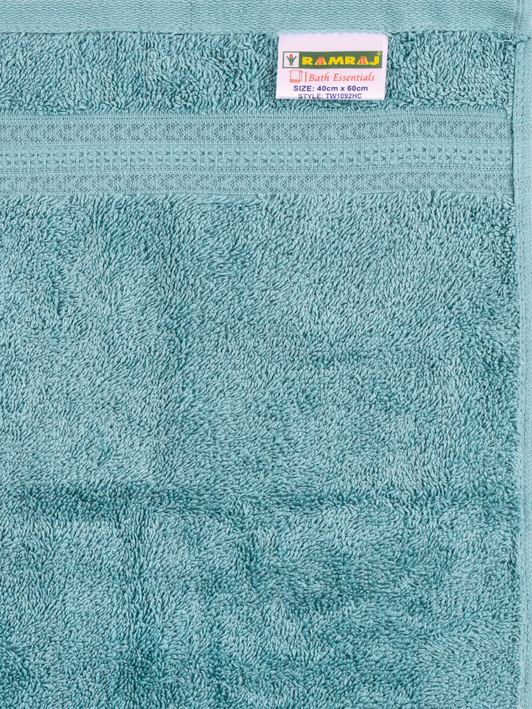 Highly Absorbent & Quick Dry Cotton Bamboo Terry Towel Set – Blue Hand, Face & Bath Towels (Pack of 3)