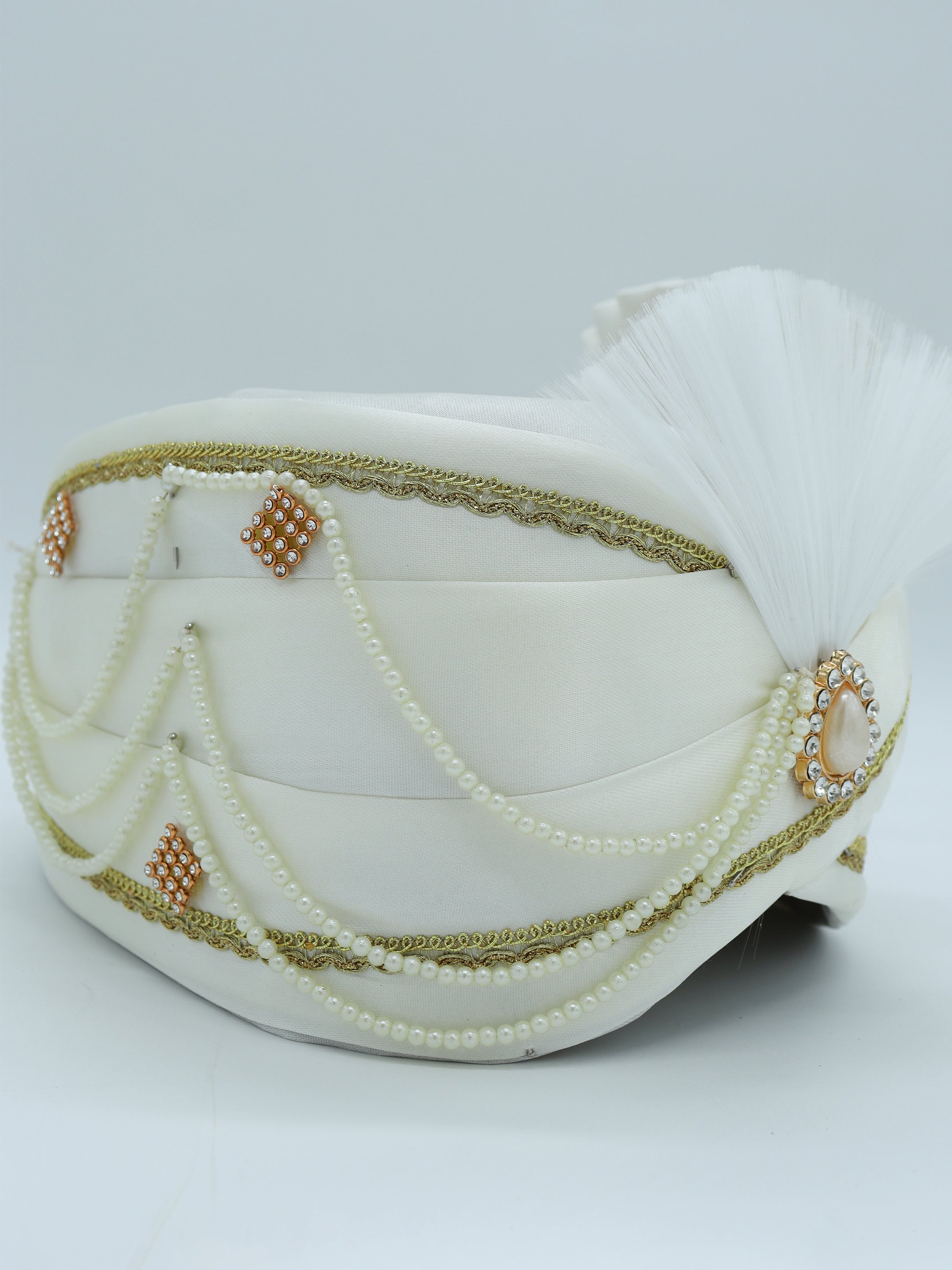 Traditional Silky Style Wedding Turban - 122