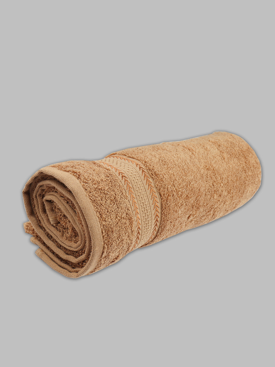 Bamboo Cotton Terry Bath Towel Brown BC8