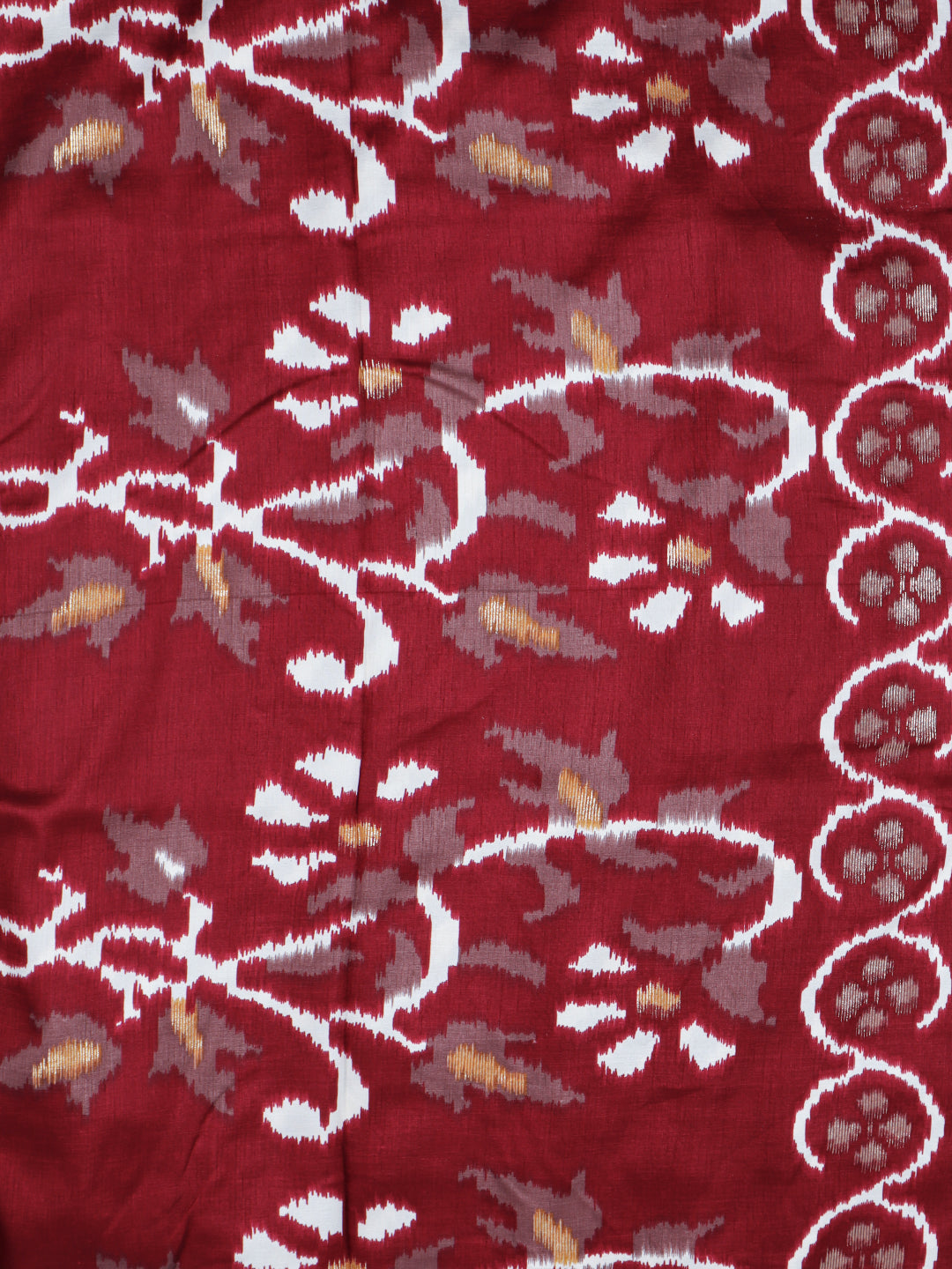 Women Art Silk Printed Maroon Saree AS06-Zoom view