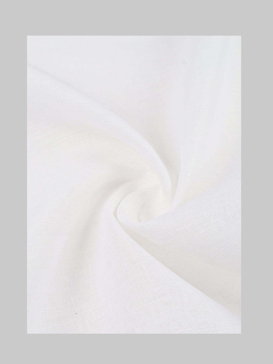 Men Premium Linen Lyocell Plain White Shirt Fabric