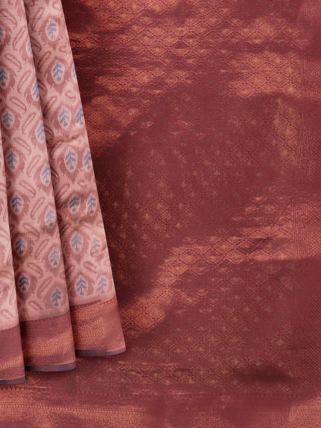 Women Maroon Art Silk Printed Saree ASS52