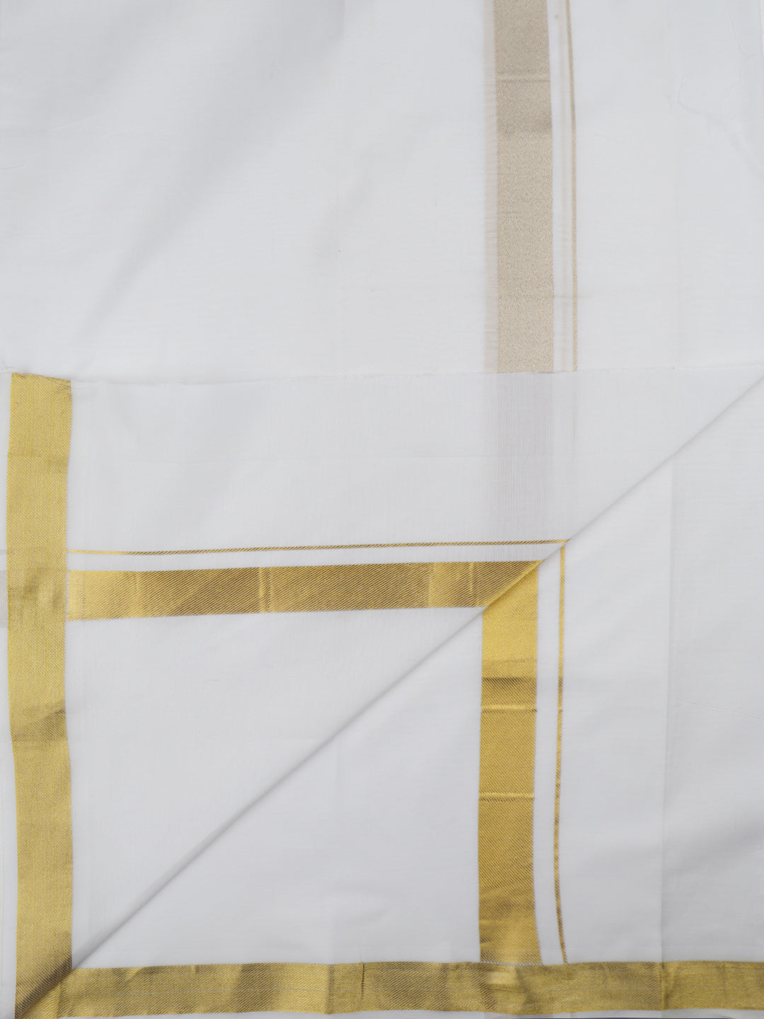 Men 100% Cotton Double Border Dhoti Majesty