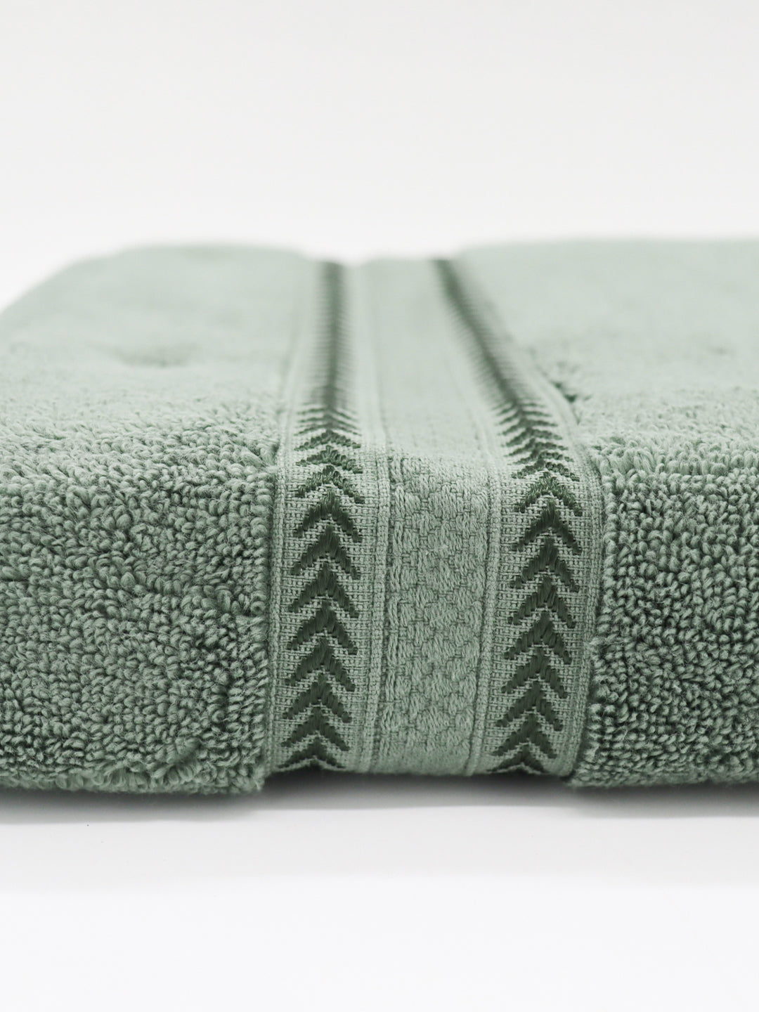Luxury Bath Zero Twist Terry Towel Mint Laurel Green - 0.75m*1.50m