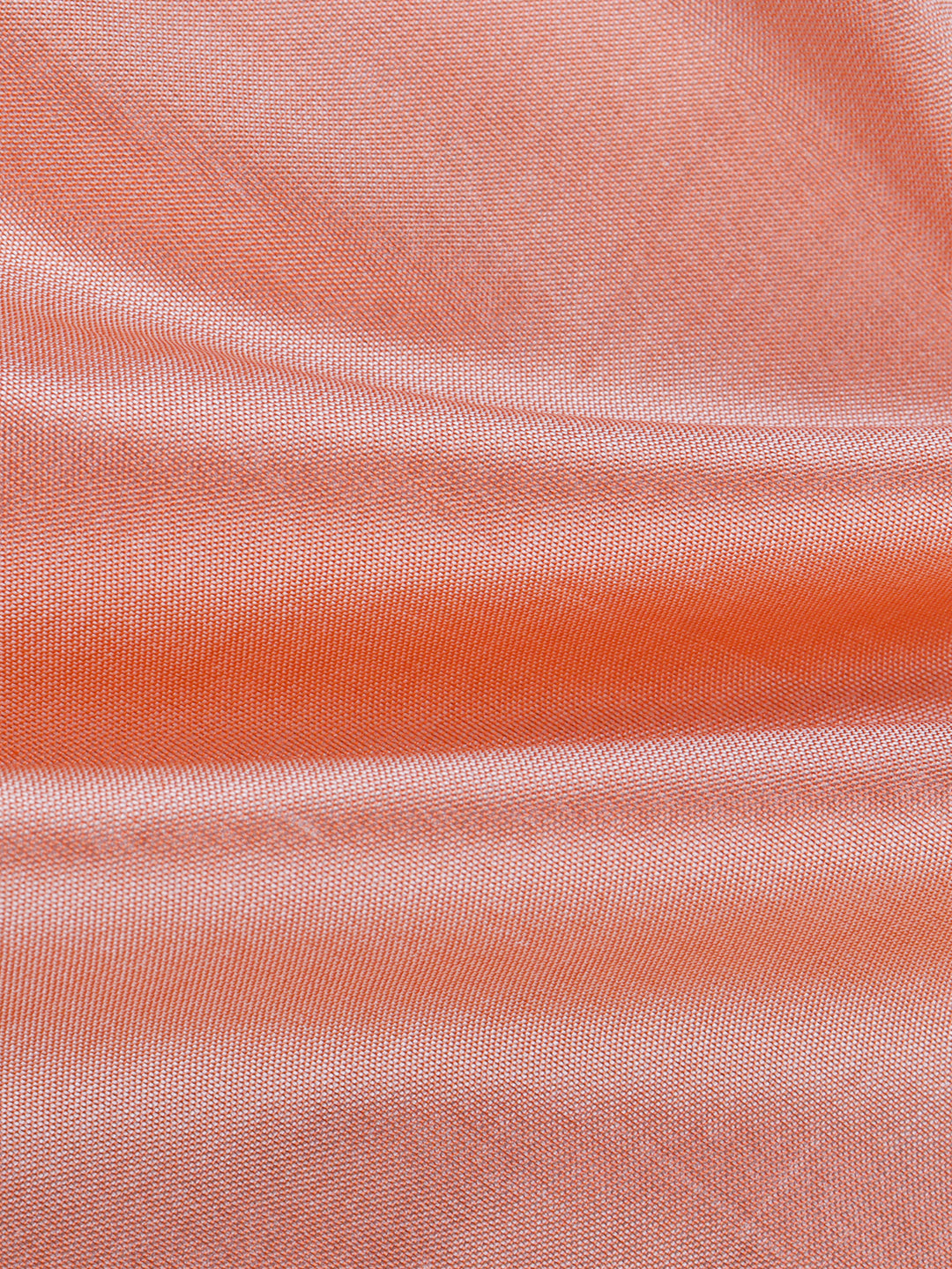 100% Silk Slubless Dupion Mens Shirting Fabric-Scallop Shell Colour