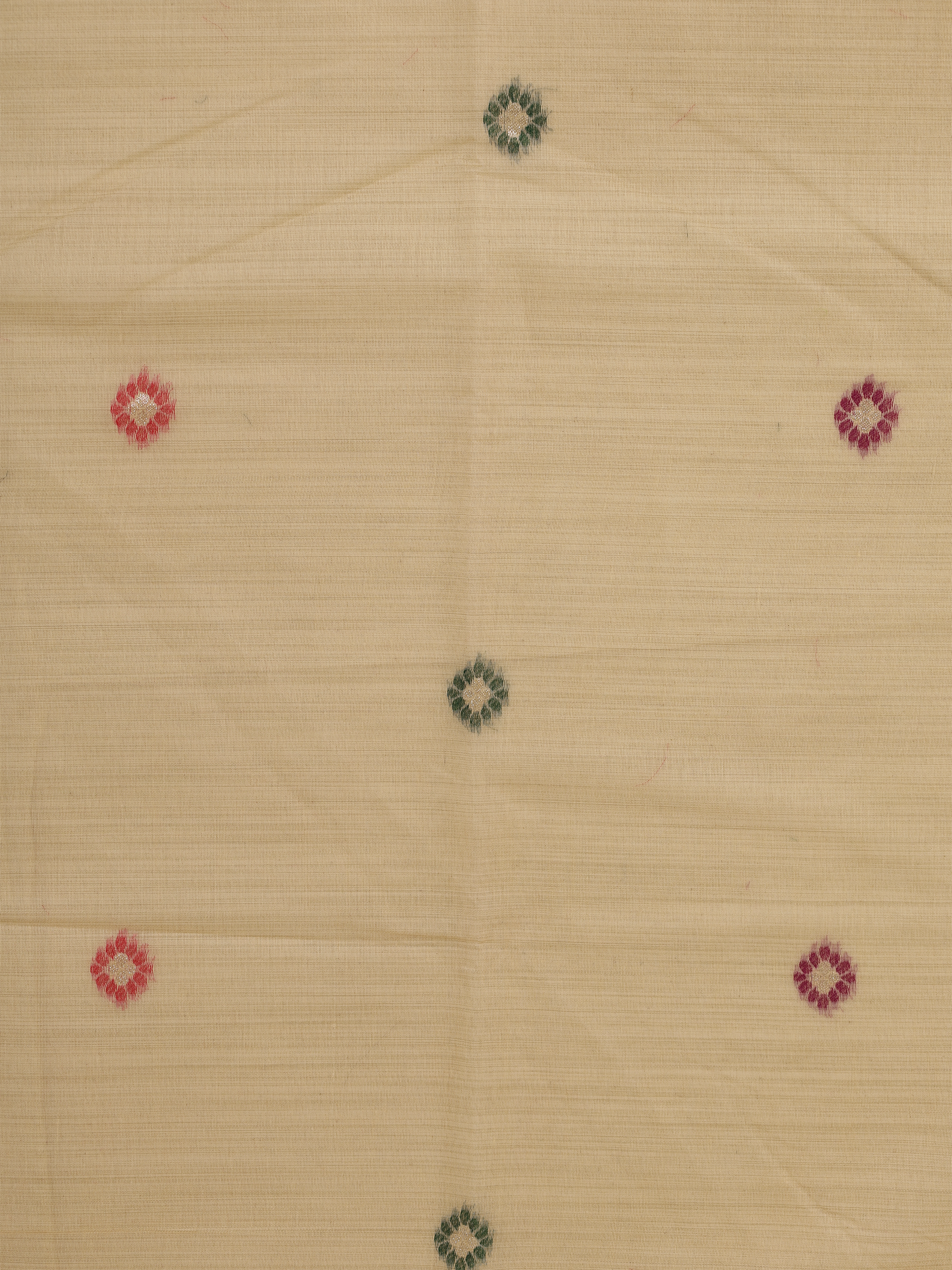 Women Light Brown Spun Poly Printed Saree SP09