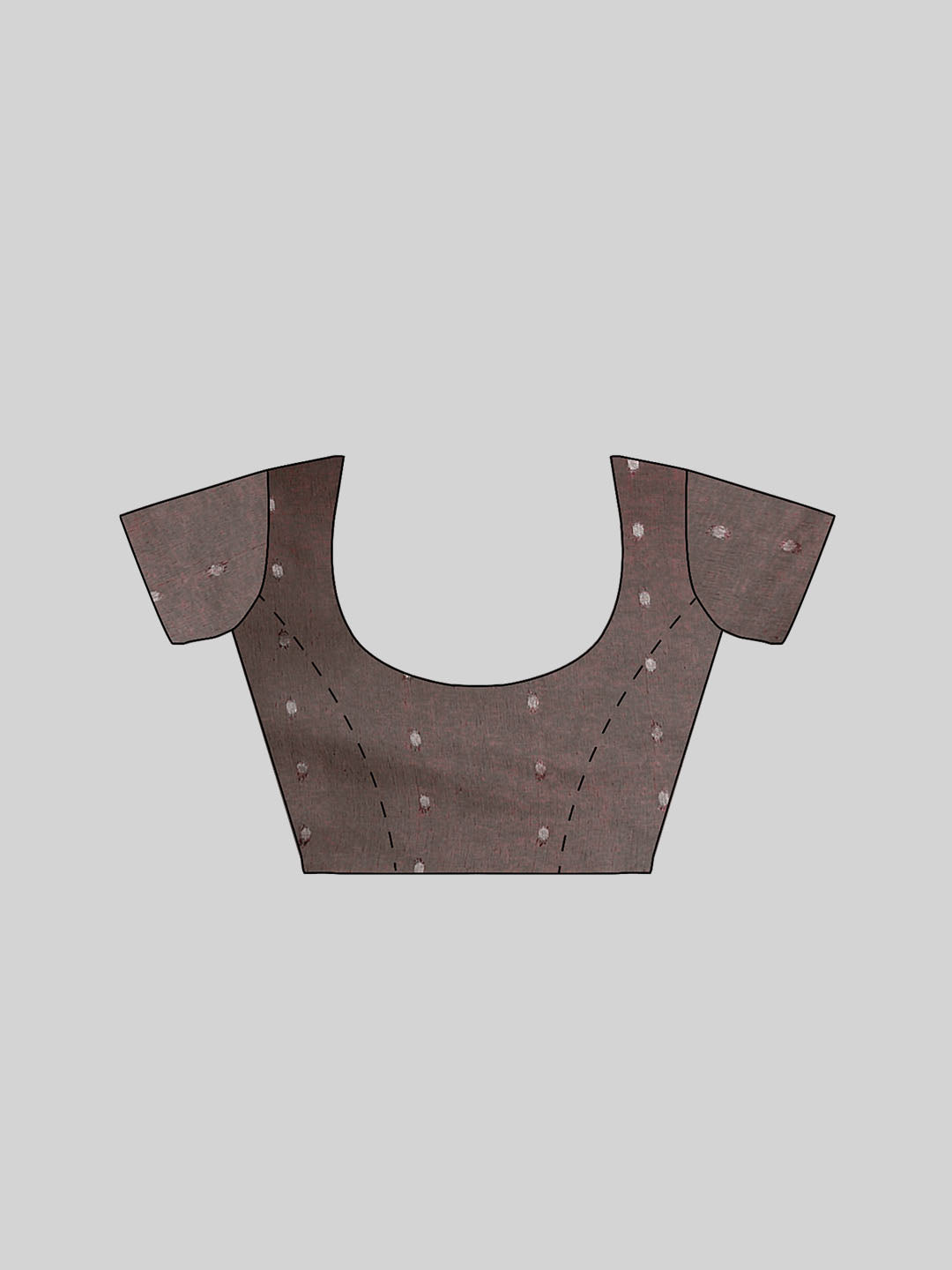 Women Purple Semi Tussar Printed Saree ST258