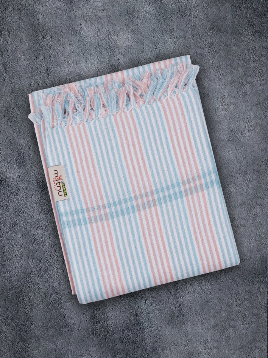 100% Cotton Striped Family Bath Towel Signature 1109 (Pack of 5)