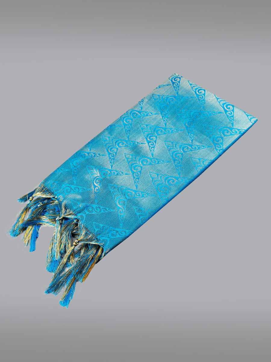 Jari Shawl/Ponnadai 001-B;lue