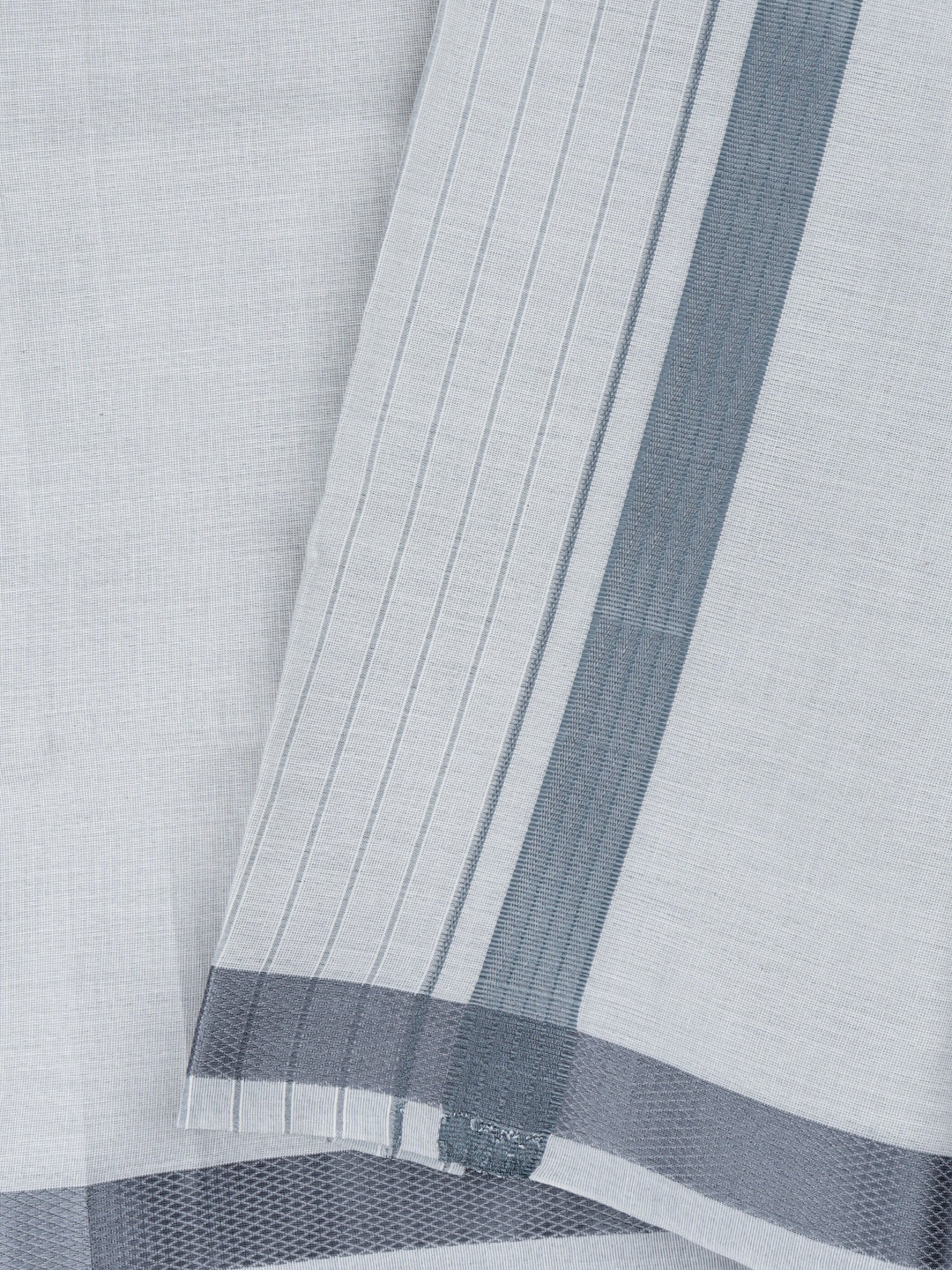 Men Tissue Grey Dhoti & Shirting Set Celebrity Delight