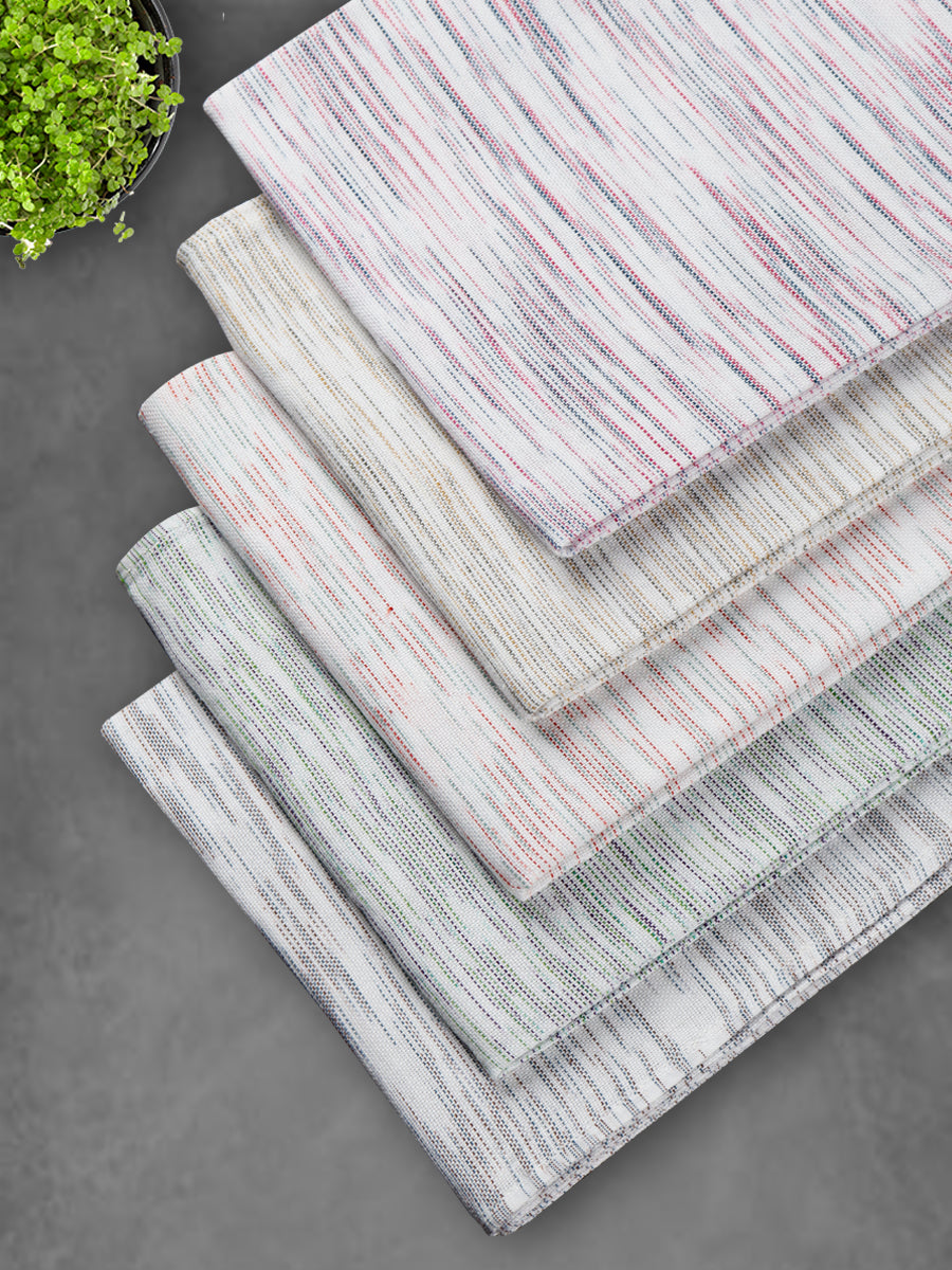 Comfort Cotton Signature Soft Feel Small Checked Bath Towel 1056-Mix colour