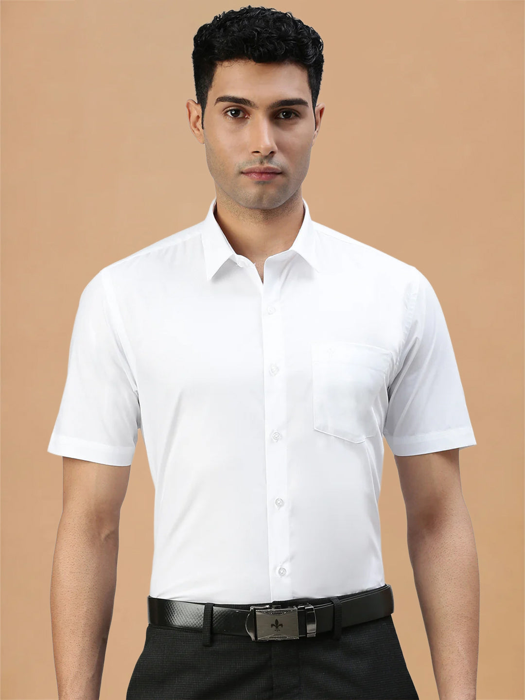 100% Cotton White Shirt – Pure Cotton | Prestigious Fit