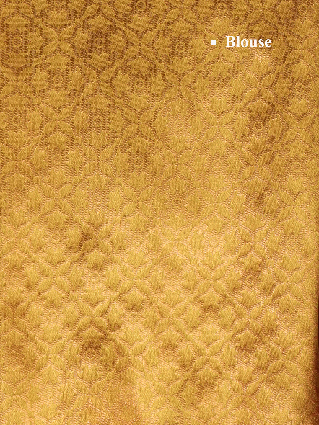 Women Golden Yellow Semi Mysore Silk Saree SS378