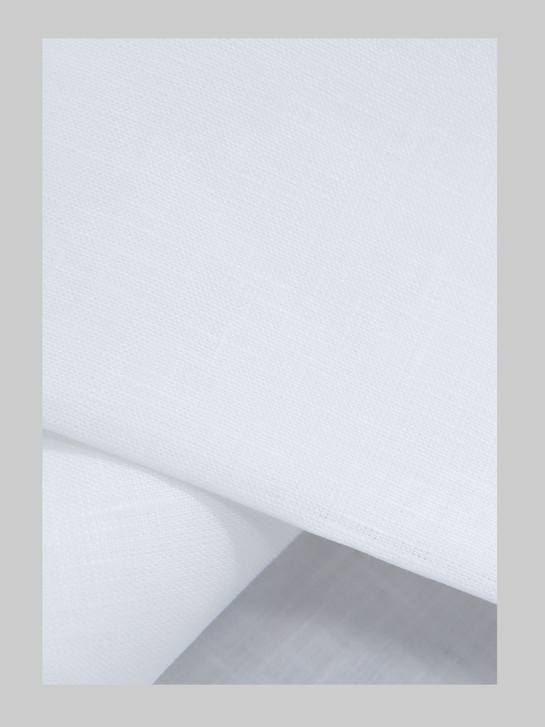 Pure Linen Self Design White Shirt Fabric Linen Park