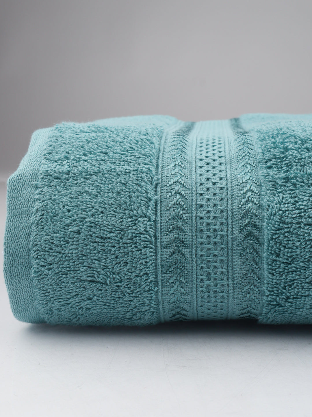 Bamboo Cotton Terry Bath Towel Blue BC7
