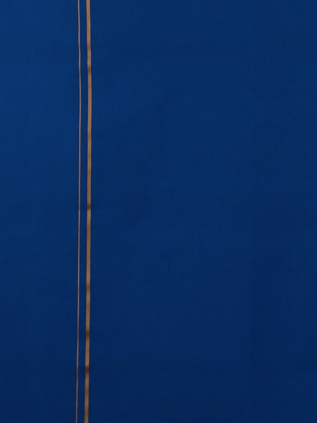 Men 100% Cotton Single Layer Blue Dhoti with Assorted Border Poojan SB